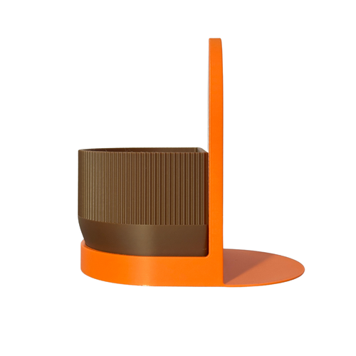 Matera Decorativa NOOK – Naranja y Café