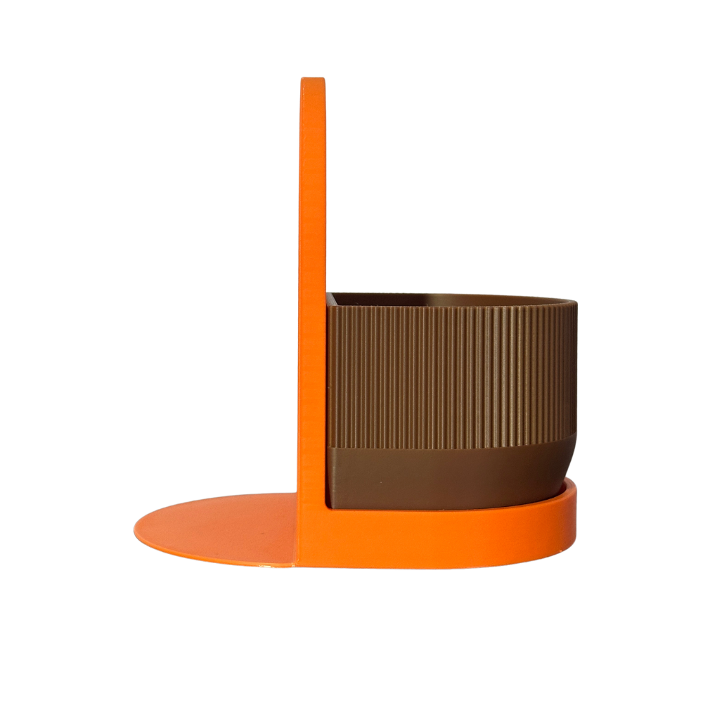Matera Decorativa NOOK – Naranja y Café