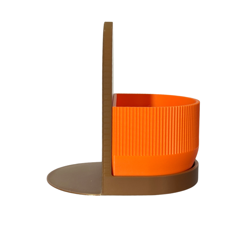 Matera Decorativa NOOK – Café y Naranja